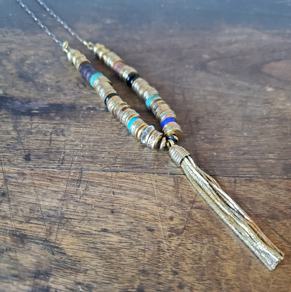 Jenny Bird Mantra necklace in Multi